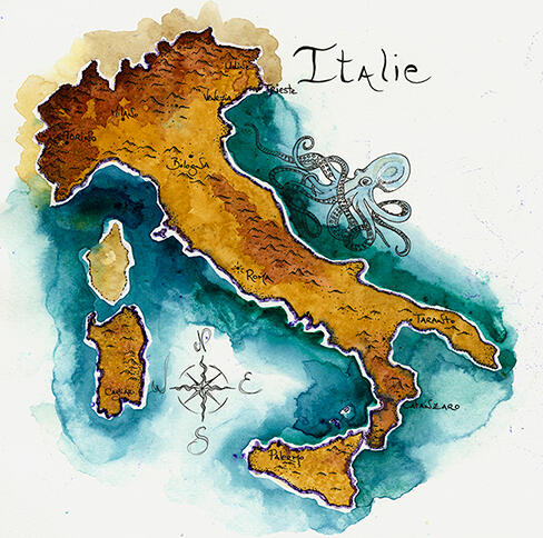 AQUARELLE ITALIE