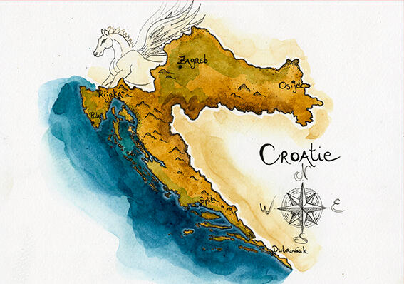 AQUARELLE CROATIE