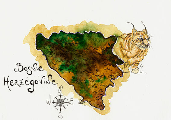 AQUARELLE BOSNIE