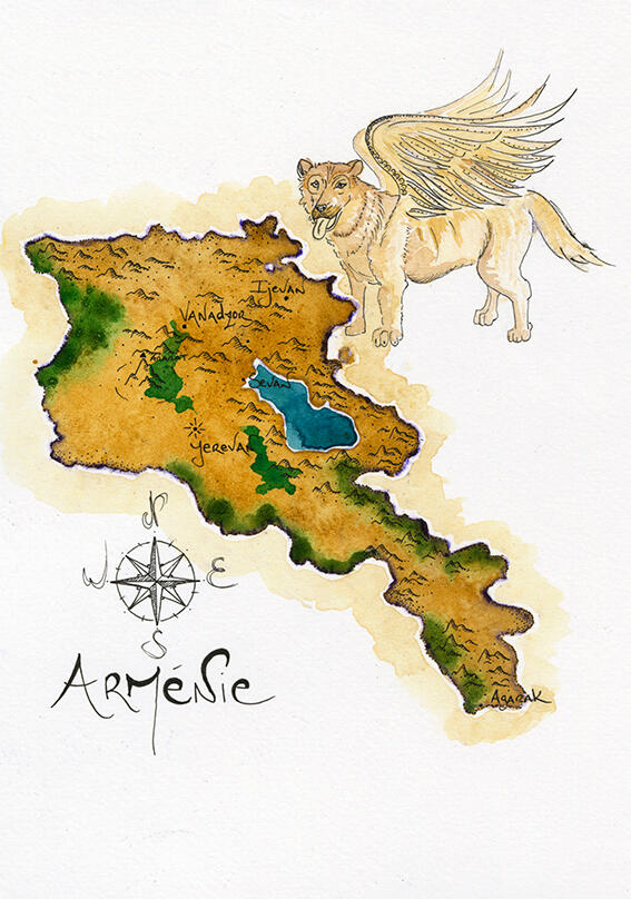 AQUARELLE ARMENIE
